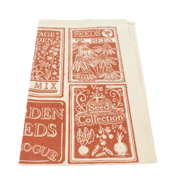 Cotton Tea Towel - Seed Packets